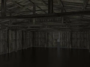 wooden warehouse 3D Model