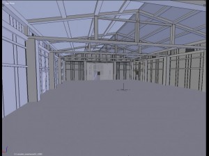 wooden warehouse 3D 모델