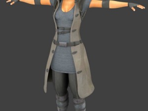 girl kira Modello 3D