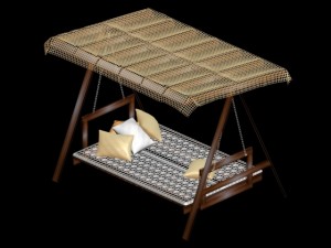 garden swing seesaw 3D Model