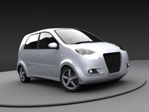 mini carro Modelo 3D
