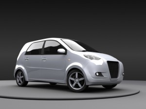 mini car Modèle 3D