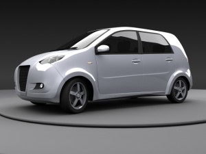 mini car Modèle 3D
