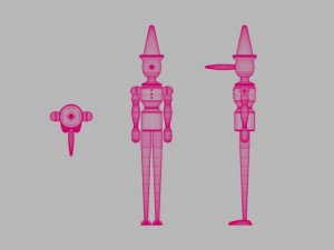 pinocchio 3Dモデル
