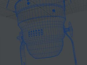 lad led par56 spotlight 3D Model