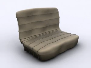 소파 턱앤롤 3D 모델