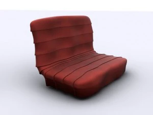 sofa tucknroll 3D Model