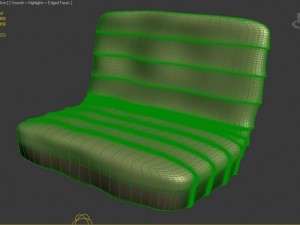 sofa tucknroll 3D 모델