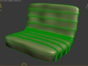 sofa tucknroll 3D Model