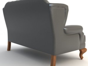 wingback sofa 3Dモデル