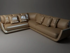 कोने का सोफा 3D मॉडल