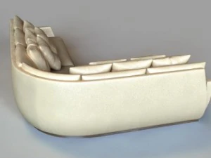 narożnikowa kanapa Model 3D