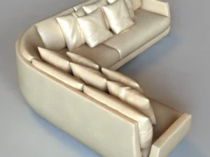 narożnikowa kanapa Model 3D
