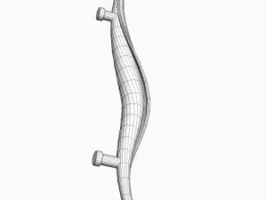 bronze door handle 3D Model