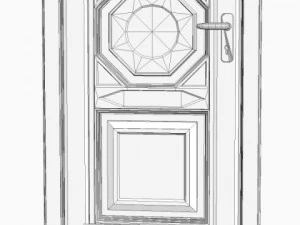 wooden door 3D Model