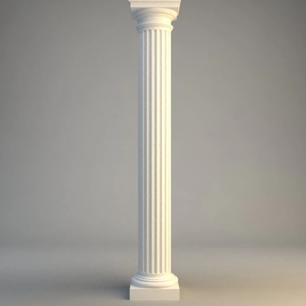classical stone column 3D Model .c4d .max .obj .3ds .fbx .stl .blend