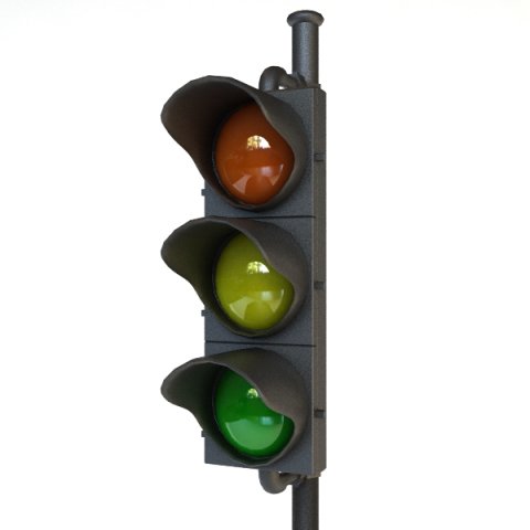 traffic light 3D Model .c4d .max .obj .3ds .fbx .stl .blend 