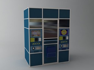 lottery vending machine Model 3D