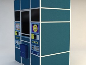 lottery vending machine 3Dモデル