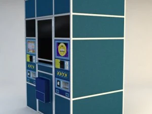 lottery vending machine 3D Model