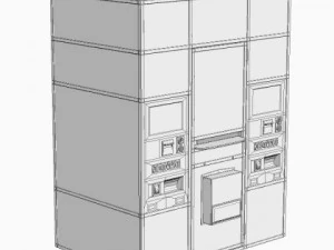 lottery vending machine 3D Model