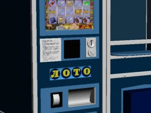 lottery vending machine 3D Model