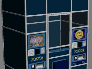 lottery vending machine 3D Model