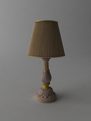 table lamp 3D Модель .c4d .max .obj .3ds .fbx .stl .blend