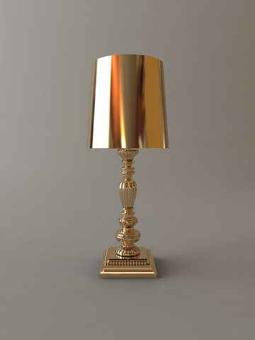 ornate table lamp 2 3D Modell .c4d .max .obj .3ds .fbx .stl .blend