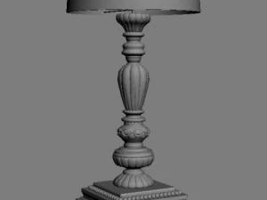 ornate table lamp 2 3D Model