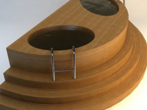 wooden baptistery 3D Модель