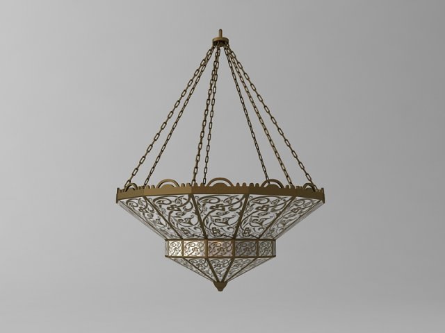 arabian chandelier 3Dモデル .c4d .max .obj .3ds .fbx .stl .blend 