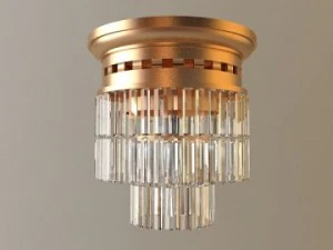 lumin&aacute;ria de teto Modelo 3D
