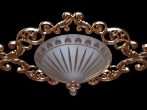 ornate ceiling light fixture 3Dモデル