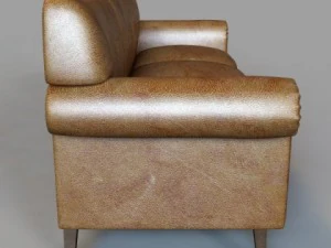 rolled arm sofa 3 3D Model