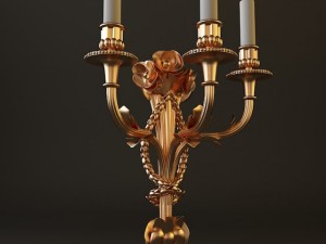candelabrum sconce light 3D Model
