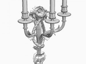 candelabrum sconce light Modelo 3D