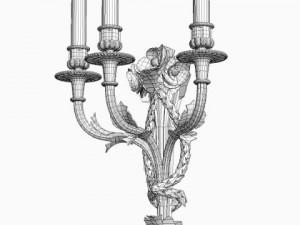 candelabrum sconce light Modelo 3D