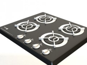 gas cooker 2 3D Model