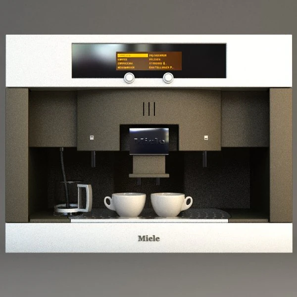 miele coffee machine 3D Model .c4d .max .obj .3ds .fbx .stl .blend