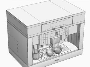 miele coffee machine 3Dモデル