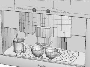 miele coffee machine 3Dモデル