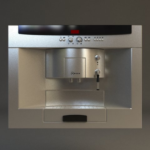 espresso machine 3D Model .c4d .max .obj .3ds .fbx .stl .blend 