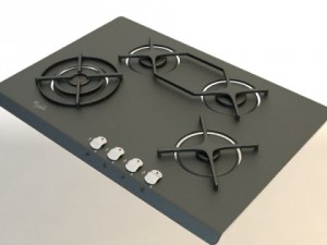 gas cooker 3 3D Model