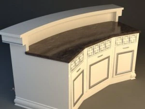 kitchen bar 3D Model