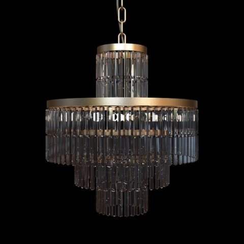 pasted chandelier Model 3D .c4d .max .obj .3ds .fbx .stl .blend 