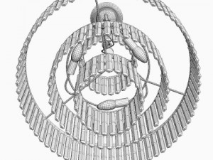 pasted chandelier Model 3D