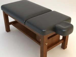 leather massage table 3D Model