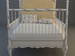 childs bed 3D-Modell