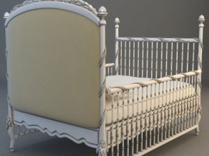 childs bed 3D-Modell